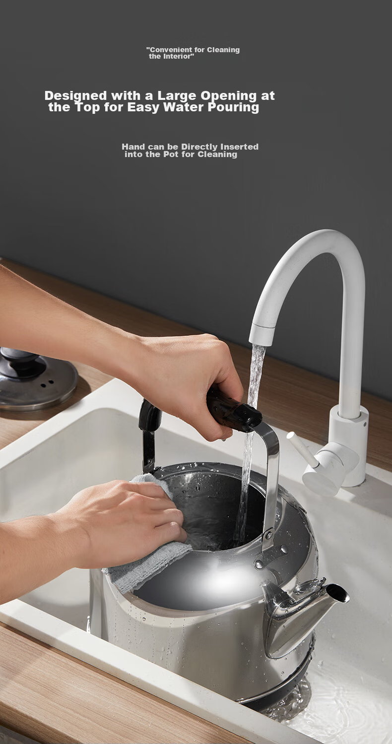 AUX Electric Kettle, Hot Water Kettle, 304 Stainless Steel, 6L Large Capacity, Warm Water Pot, Boiling Kettle, Commercial And Household Use, HX-15N66 10