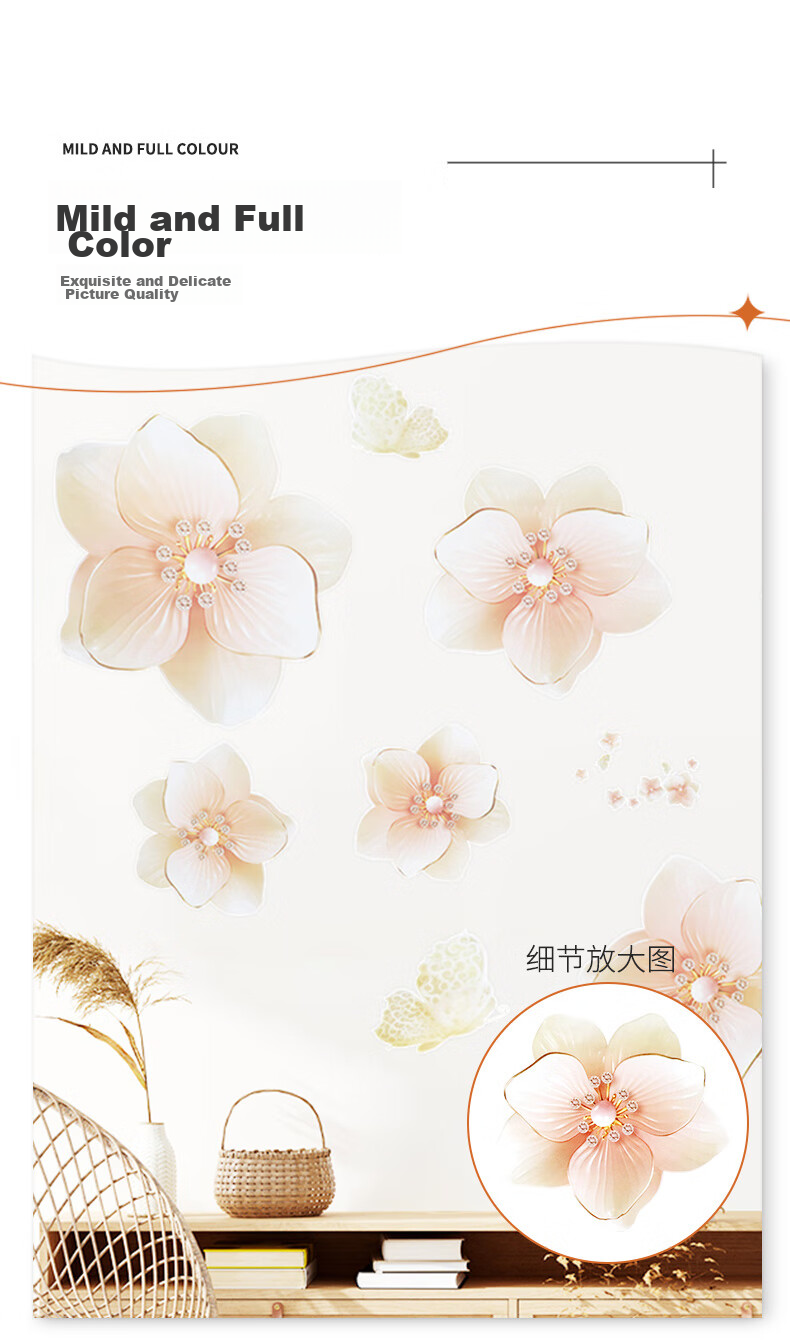 Modouyu Wall Stickers, Children's Bedroom Decorative Wall Decals, Door Stickers, Wallpaper, Wall Decorations 6