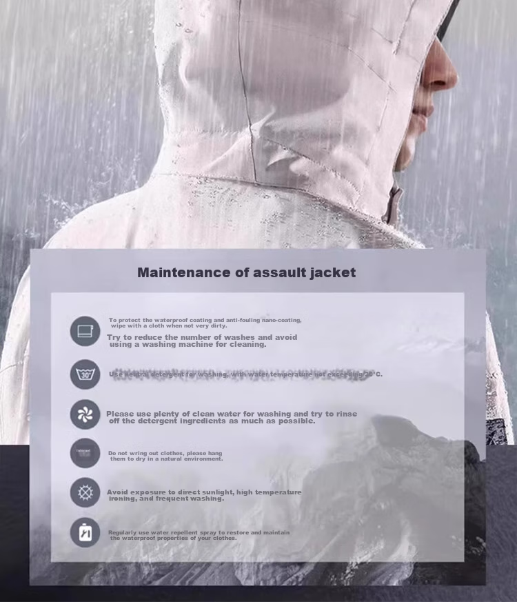 CAMEL 3-in-1 Waterproof Rainproof Mountaineering Jacket Unisex Outdoor Hiking Coat 46