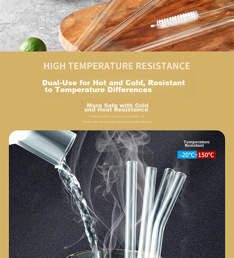 BJ High Borosilicate Pipette Set, Cold And Hot Resistant Non-Disposable Pipettes And Stirring Spoons, 4 Pipettes + Storage Box + Pipette Brush 7