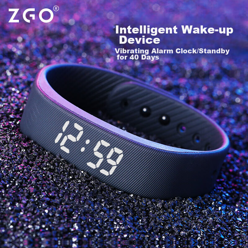 Умный браслет ZGO 660X, вибрационный будильник, бесшумный для общежития, трекер активности, электронные спортивные часы