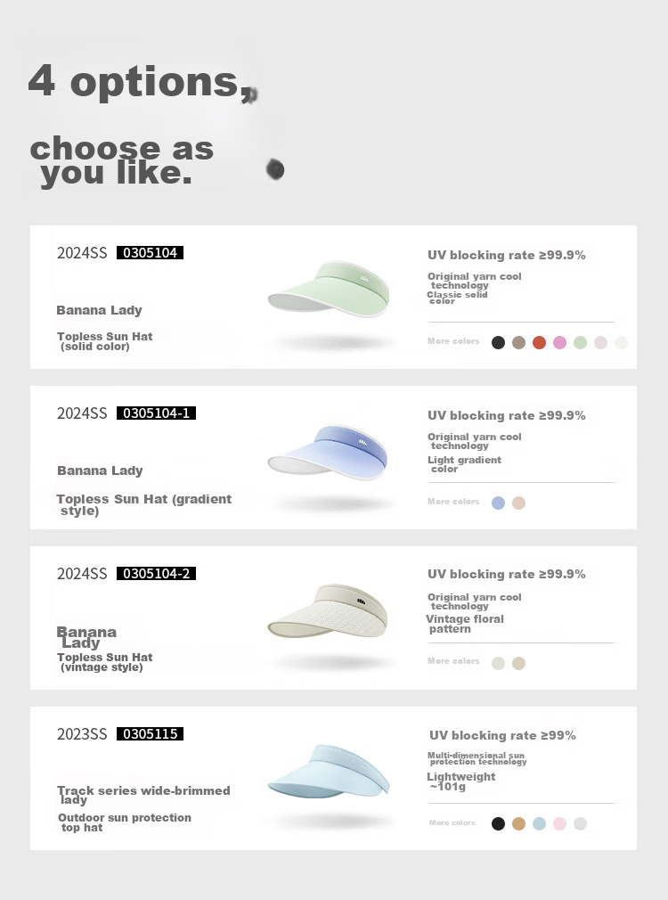 Beneunder Sun Hat for Women, Visor Cap, UV Protection, Full Face Coverage, Fashionable And Versatile, with Extended Brim 2