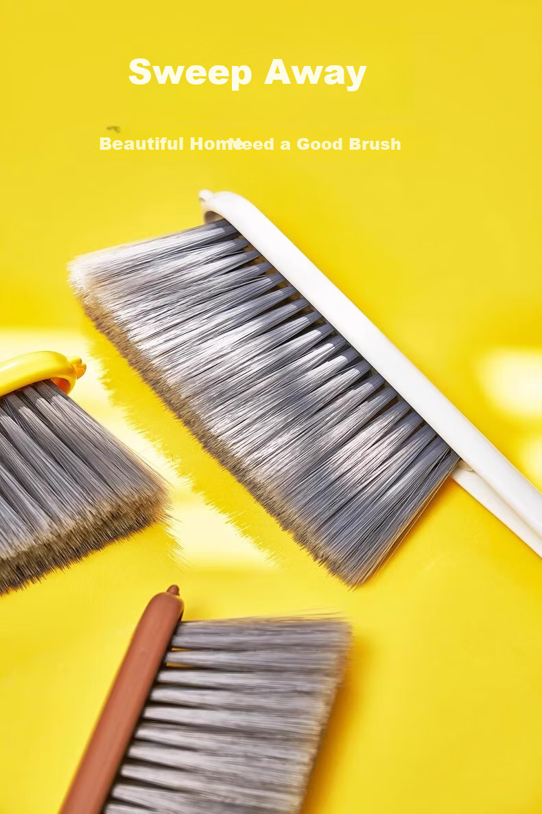 PINYU Bed Brush, Dust Removal Brush, Soft Bristles, Large Size, Deep into Gaps, Bed Broom, Sofa Gaps, Carpet Cleaning Brush, Egg Yolk Duck 11