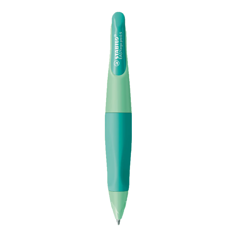 STABILO Mechanical Pencil 0.5mm [Graduation Gift for Men And Women], Retractable Pencil for Boys And Girls, No-Sharpening, for Children's Handwriting Practice And Exams, Macaron Green Chubby Pencil