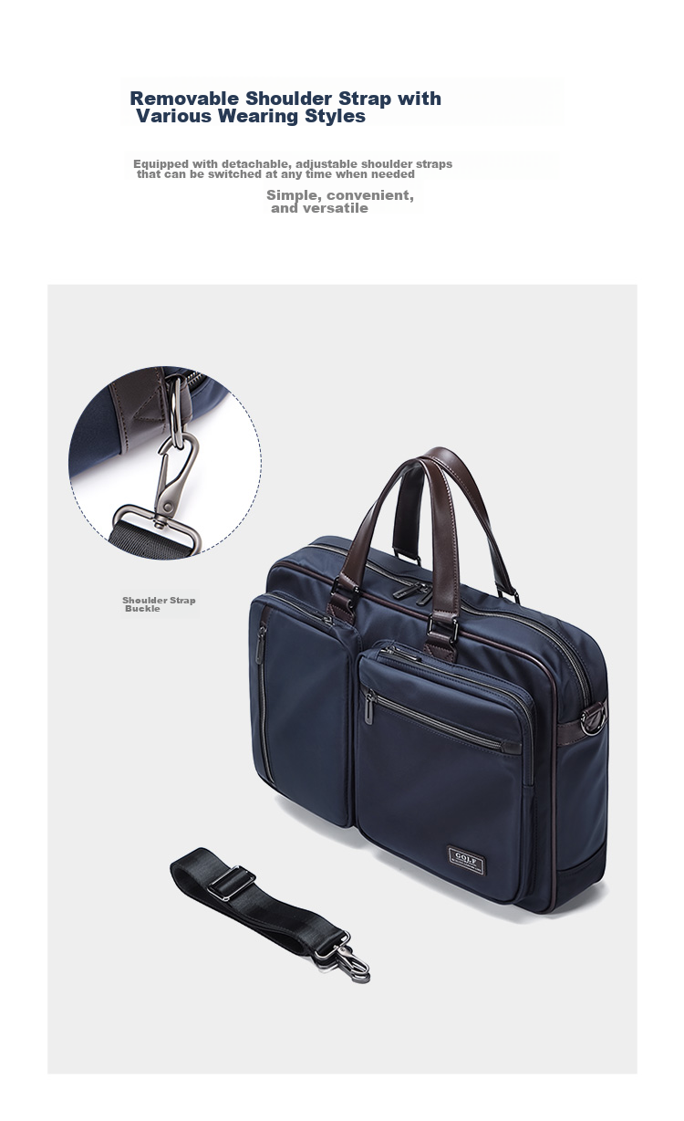 GOLF Business Briefcase for Men with Multiple Compartments, Handheld Bag for 15.6-Inch Laptop, Gift for Boyfriend Or Father 11