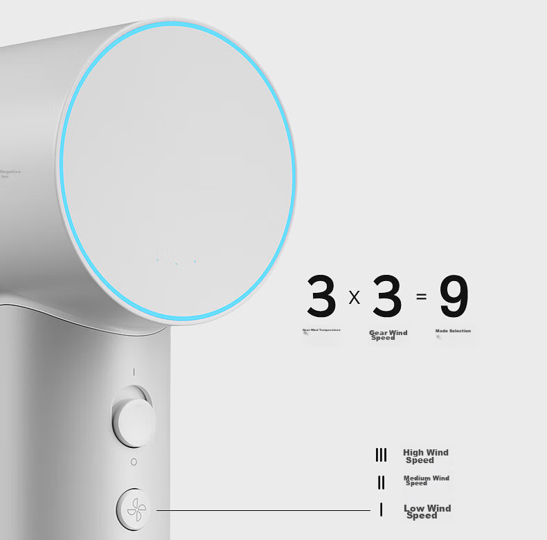 FLYCO High-Speed Hair Dryer, Holiday Gift, for Home And Dorm Use, Portable, Quick-Drying, Constant Temperature, Negative Ion Hair Protection, Powerful Blowing, Model FH6370 15