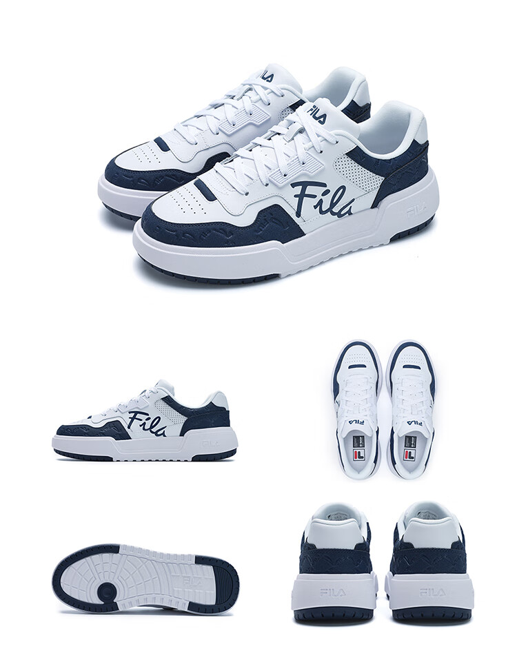 FILA Official [Yi Yangqianxi Edition] Men's Retro Square Casual Sneakers 12