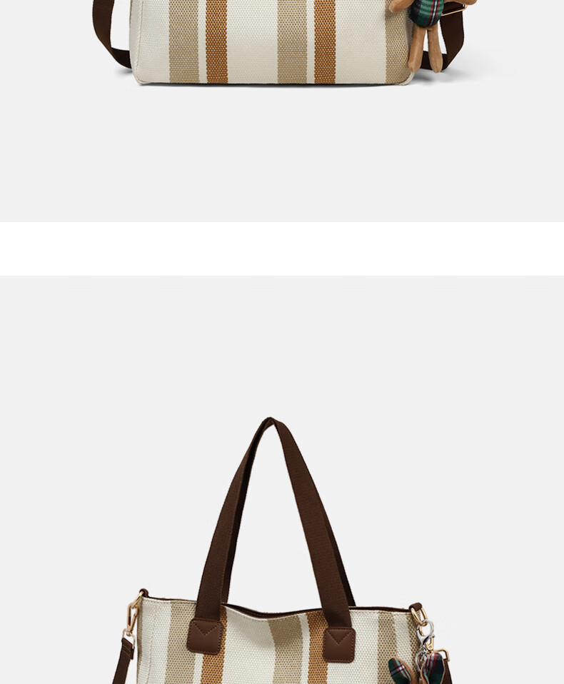 Aiqinghai Canvas Handbag, Women's Tote Bag, Large Capacity Shoulder And Handheld Bag, Practical Birthday And Mother's Day Gift for Mom 19