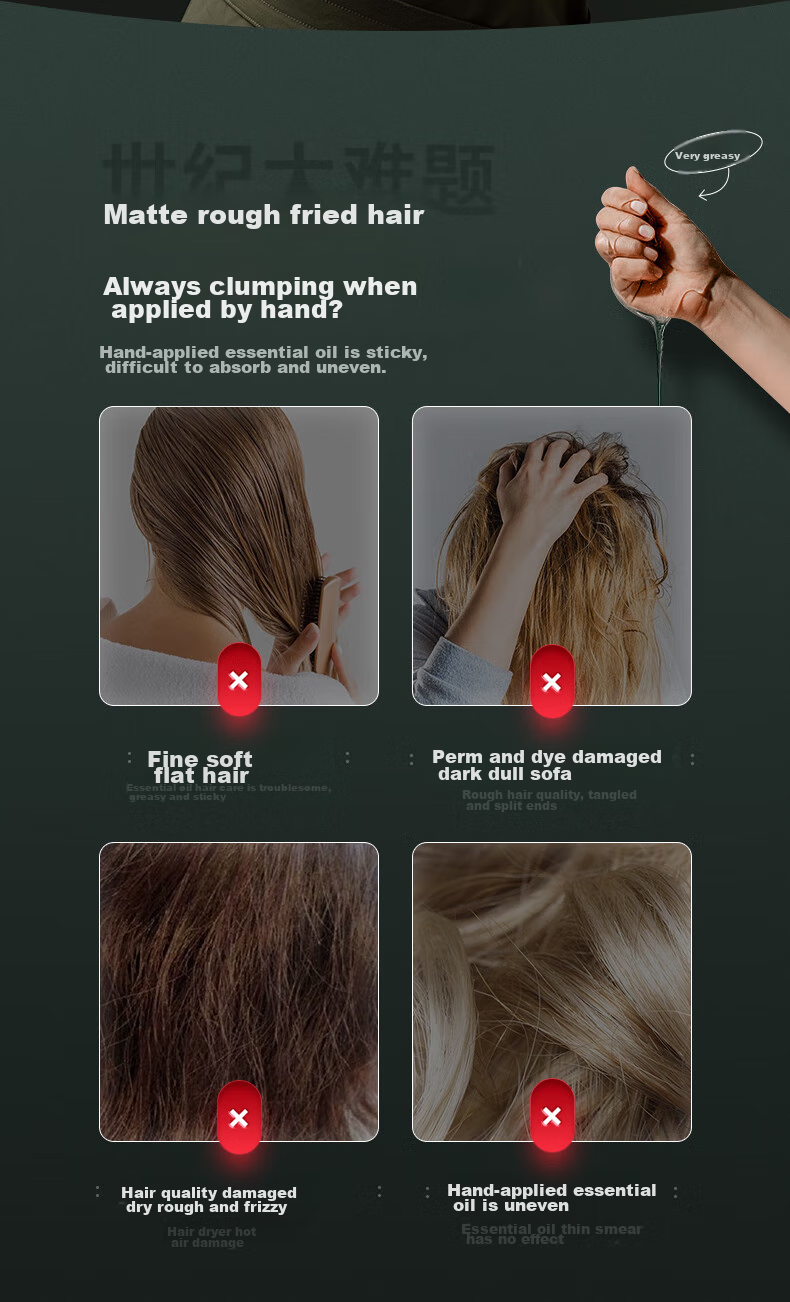 GX·Diffuser Essential Oil Comb, Hair Care Spray-Infused Straightening Comb, Christmas Gift, Birthday Present for Female Teachers, Girlfriend, Wife, Price Protectio 4