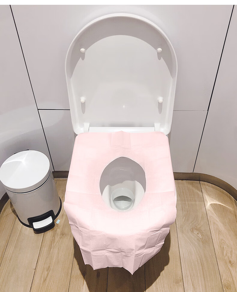 BWNK Disposable Toilet Seat Covers, Extended Length, Thickened for Travel And Business Trips, Waterproof, Individually Wrapped Toilet Paper Seat Covers, 30 Pieces Per Pack 6