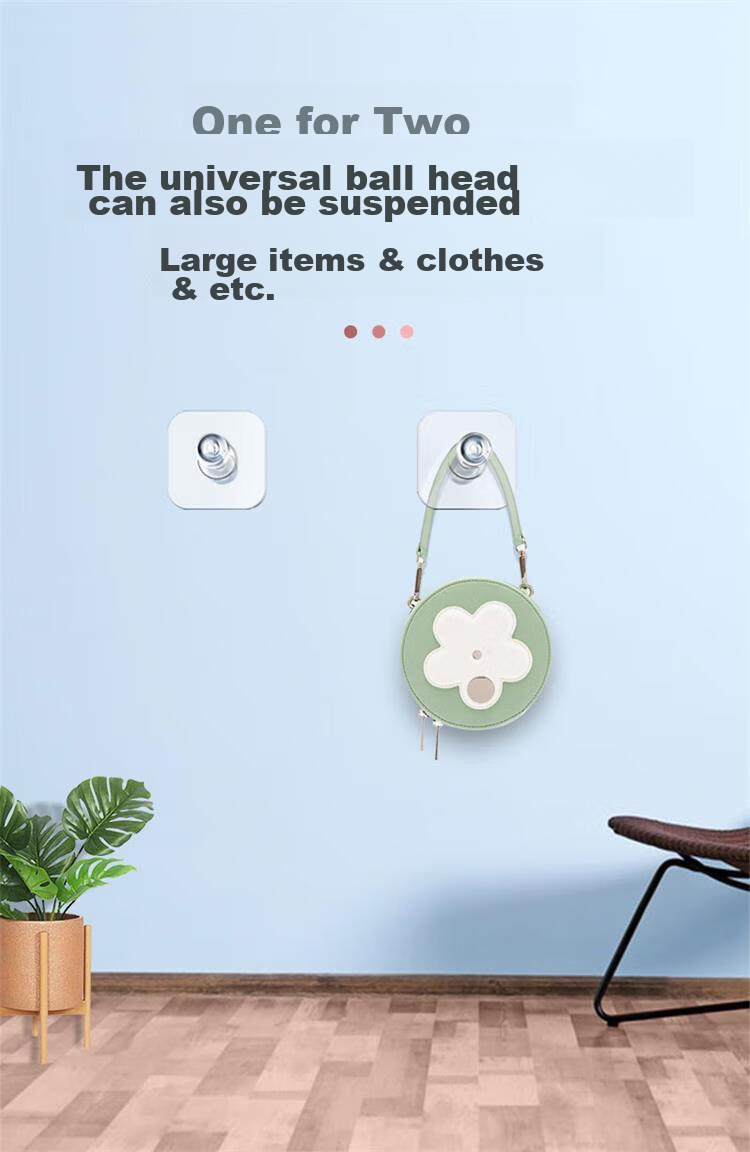 ZiTai Wall-Mounted Phone Holder for Bedroom Bedside Bathroom Kitchen Toilet, Adhesive Wall-Mounted Support Bracket without Drilling, Universal Base for Phones And Tablets, White 8