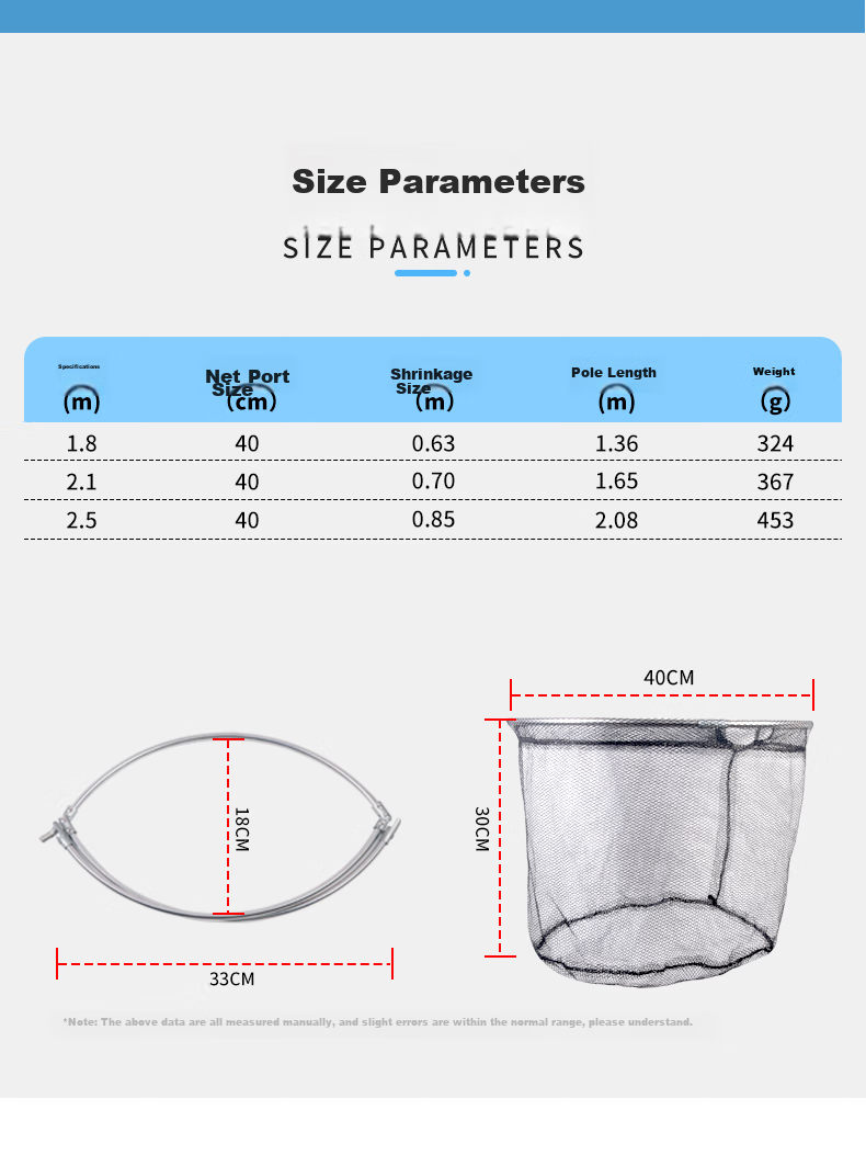 Xionghuo Fishing Net Set, 2.1 Meters Thick Stainless Steel Telescopic Fishing Net, Portable Folding Fish Catching Net, Fishing Net Pole 7
