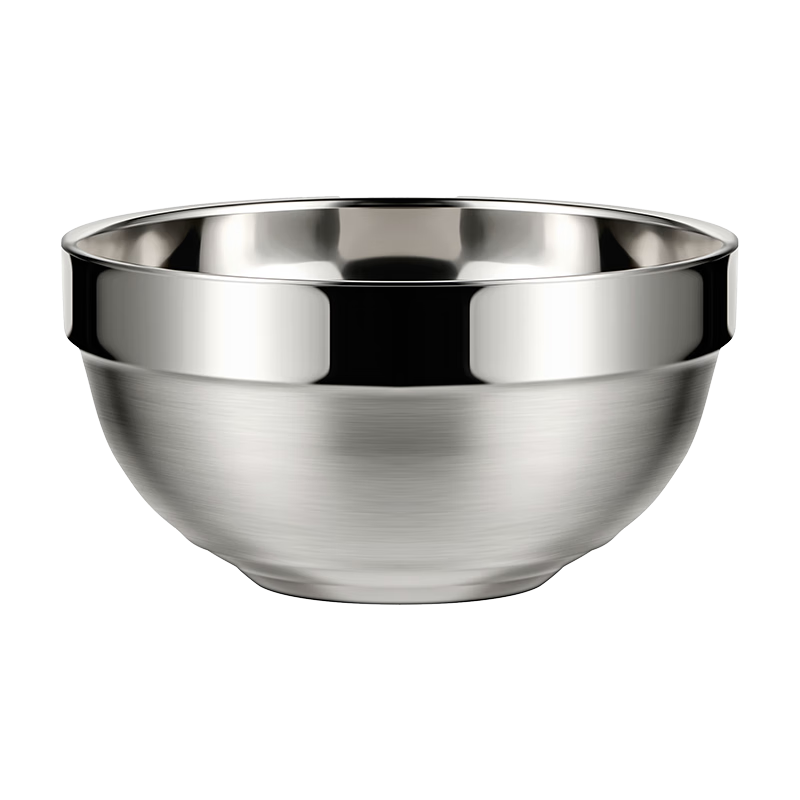 JD Original 304 Stainless Steel Bowls, Soup Bowls, Double-Layer Insulated Tableware Noodle Bowls Set Rice Bowls for Home Use, 13cm, Set of 6
