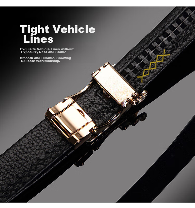 CROCODILE Swan Crystal Diamond Fashion Women's Belt, Top-Grain Leather Waistband, Women's Trouser Belt, Birthday Gift, 2666 Black 8
