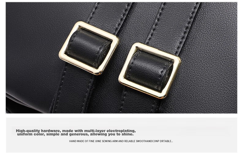 Aiqinghai Leather Handbag, Women's Bag, Backpack, Large Capacity Schoolbag, Travel Casual Fashion Business Brand Birthday Gift 14