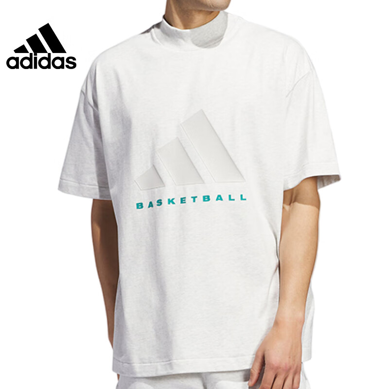 Adidas Unisex Couple Style Fashionable Chapter Comfortable Sports Casual Short-Sleeve T-Shirt XL 7