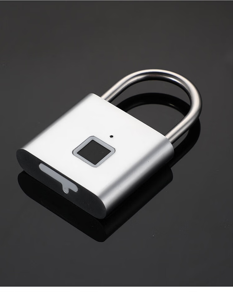 GSON GSON Smart Fingerprint Padlock for Warehouse, Dormitory, Courtyard Gate, Security Anti-Theft Anti-Freezing Electronic Lock 13