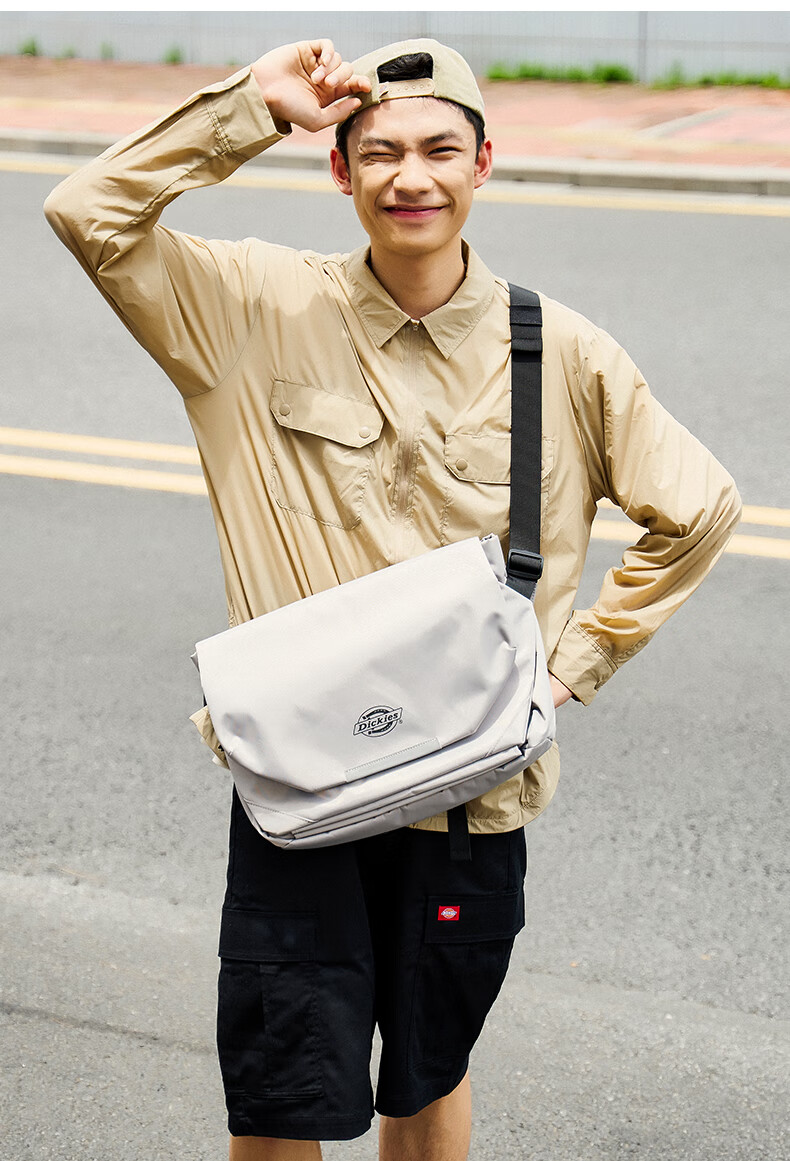 Dickies Shoulder Bag for Men And Women, Lightweight Messenger Bag, Casual Multifunctional Crossbody Bag, DK Cycling Satchel with Large Capacity 11