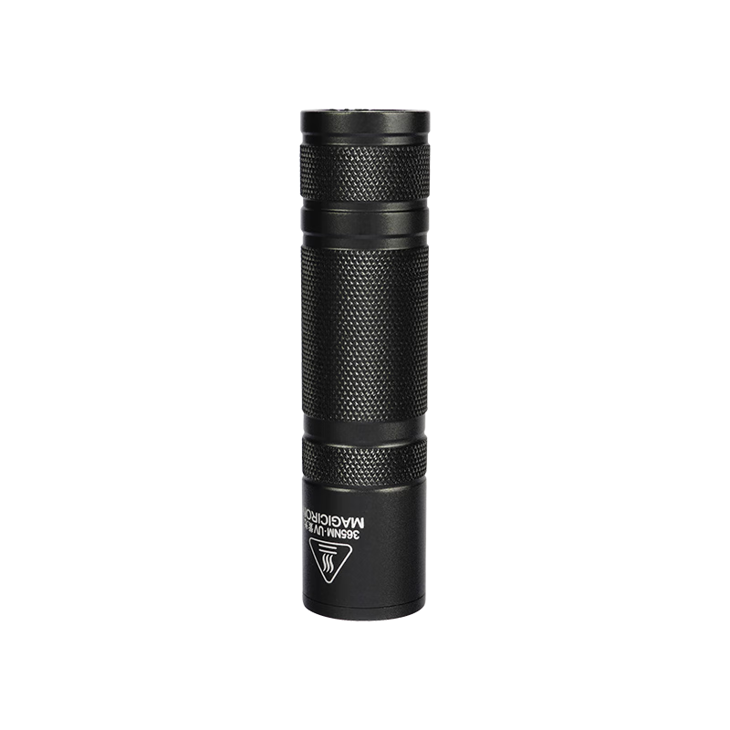 MOTIE 365nm UV Light Fruit and Vegetable Tester, Currency Detector Pen, Ultraviolet Flashlight for Fluorescent Agent Detection, Smoke, Alcohol, and Jade Identification