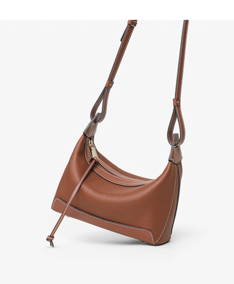 Aiqinghai Top-Grain Leather Handbag, Women's Shoulder Crossbody Bag, Tote Dumpling Bag, Practical Birthday And Mother's Day Gift for Mom 12