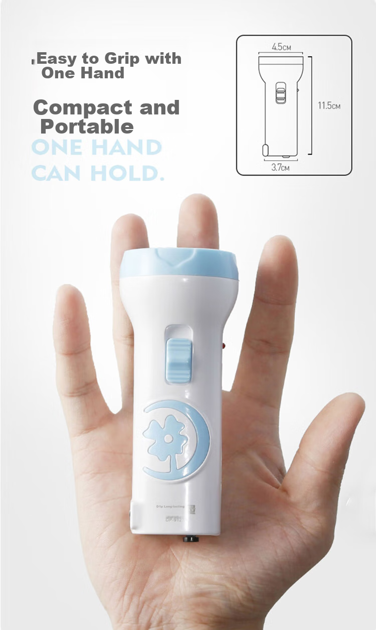 DP LED Rechargeable Mini Portable Flashlight for Home And Outdoor Use, Long Battery Life, Random Color And Style 3