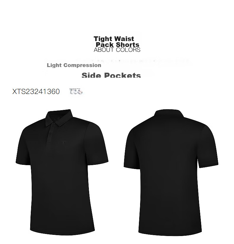 Jordan Men's Polo Shirt Comfortable Business Casual Summer Quick-Dry Short Sleeve Sports Top 31