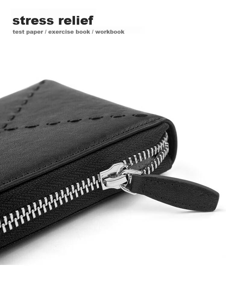 CARTELO Men's Long Wallet, Top-Grain Leather, Business Casual Multifunctional Money Clip Bag, Gift for Boyfriend on New Year's Day 12