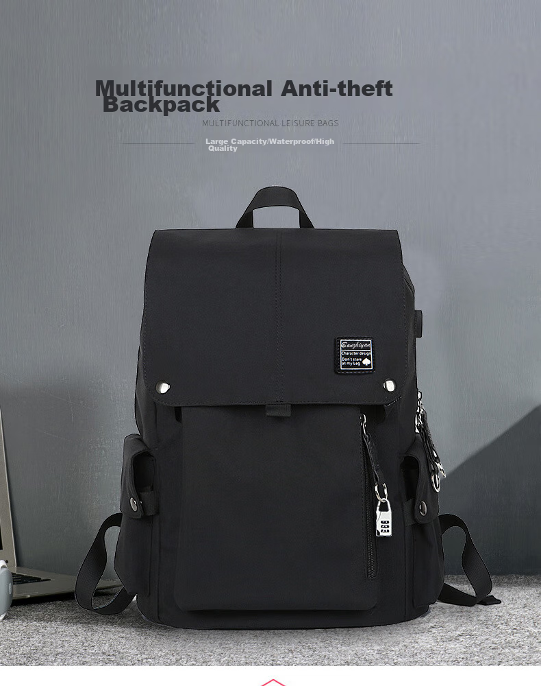 HALFEEL Backpack for Men, Large Capacity Business Travel Laptop Backpack for Middle School, High School And College Students 1