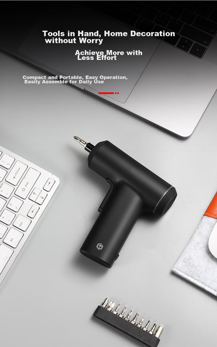 JD Original Electric Screwdriver, Hand Drill, Multi-Functional Household Small Lithium Battery Drill, Power Driver Tool Set, 3.6V 3