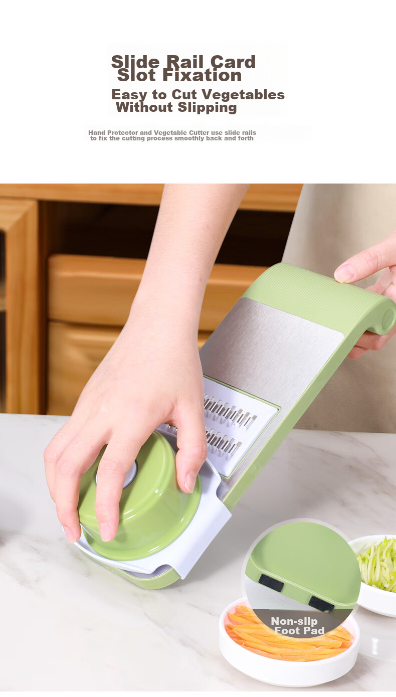 MAXCOOK Potato Slicer, Wavy Potato Cutter, Sweet Potato Waffle Cutter, French Fries Cutter, Slicer MCD1146 10