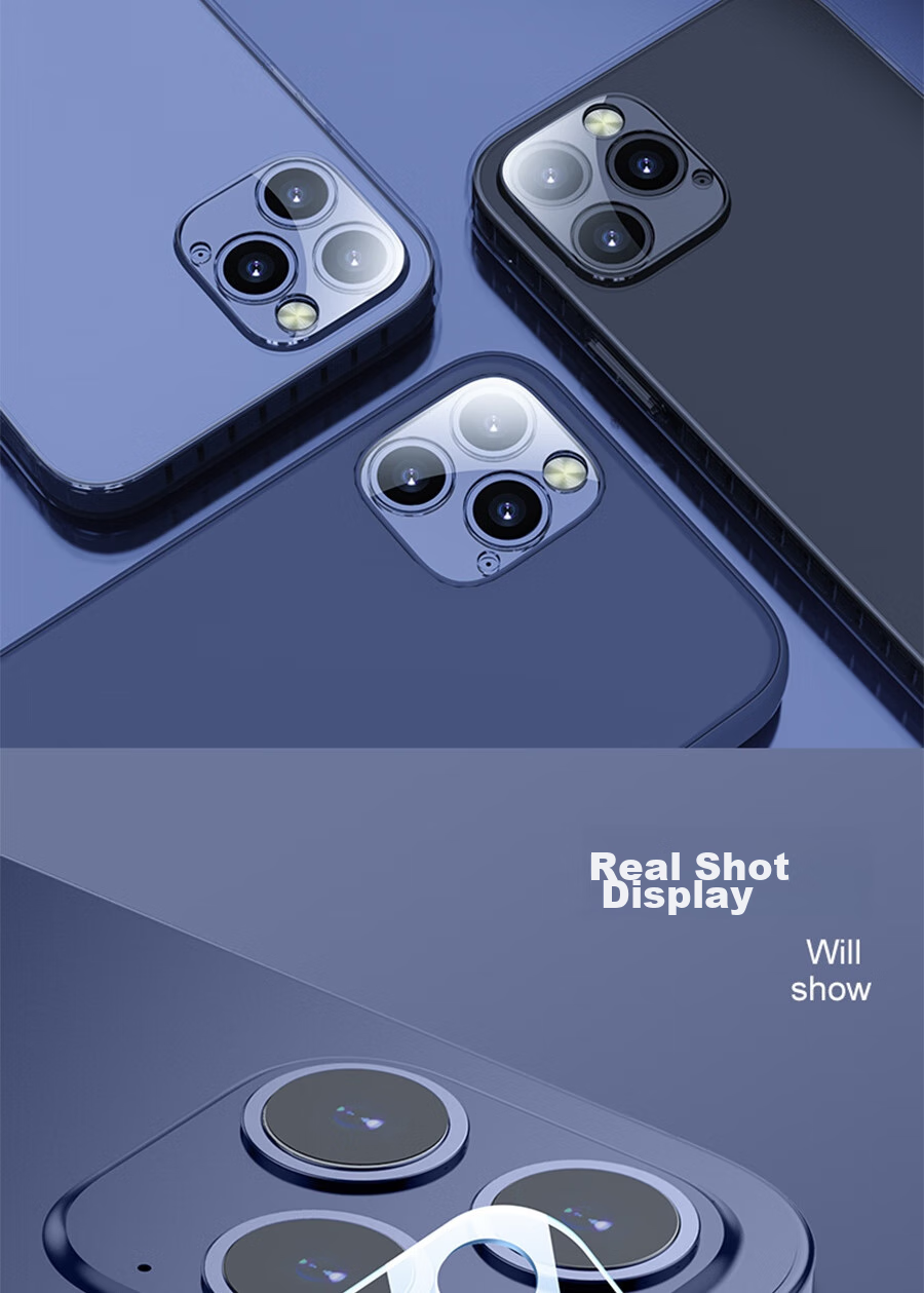 ESCASE IPhone 12 Full Coverage Camera Lens Protector, Flexible Curved Edge Tempered Glass Film for IPhone 12 Rear Camera Protection, Scratch-Resistant 6.1 HD Clear 14