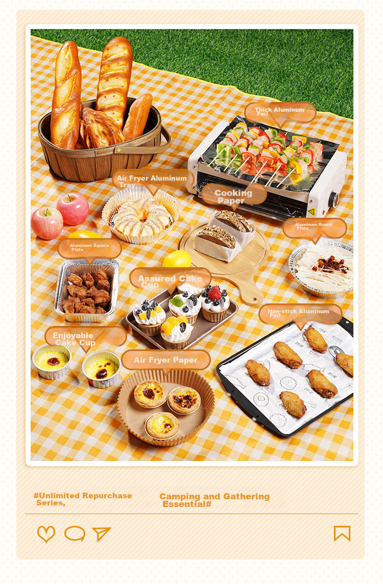 MIAOJIE Cooking Paper, Baking And Barbecue Oven Oil-Absorbing Paper, Silicone Paper for Microwave Oven And Air Fryer, Suitable for 30cm*5m 13