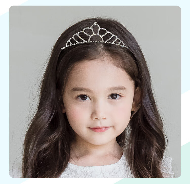 CHIMERA Butterfly Beaded Crown Headband for Children, Girls' Princess Performance Headdress, Hair Accessory, Mid-Autumn Festival Gift for Girls 6