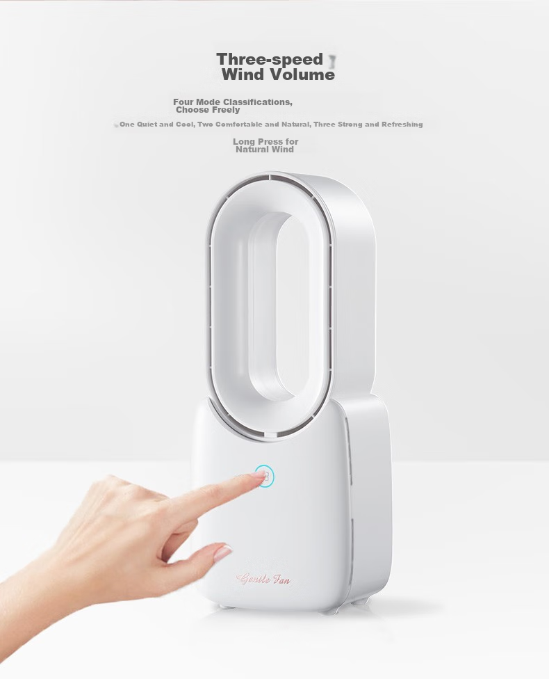 Kewo [Ice Mist Cooling] Desktop Fan Mini Air Conditioner Dormitory Office Ultra-Quiet Home Table Fan Circulating Large Mist Humidifier Bladeless Cooling Device 6