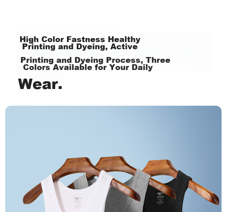 Seven Wolves Men's Vest [10A Antibacterial and Anti-Mite] Versatile Racerback Sports Stretch Base Layer 2-Pack 3XL 11