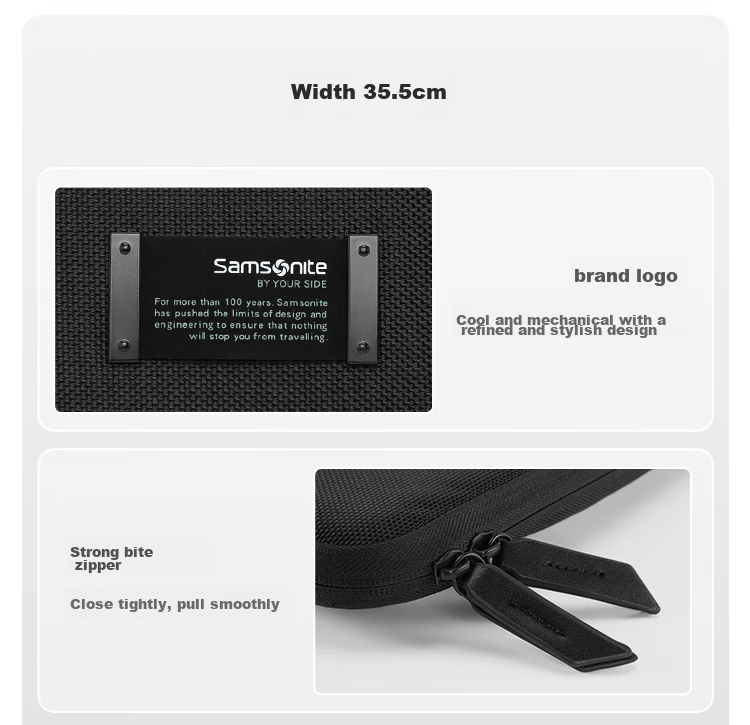 Xinxiuli Laptop Sleeve, 14.1-Inch Handheld Bag, Slim Notebook Macbook Airbag Protective Case, Gift 9