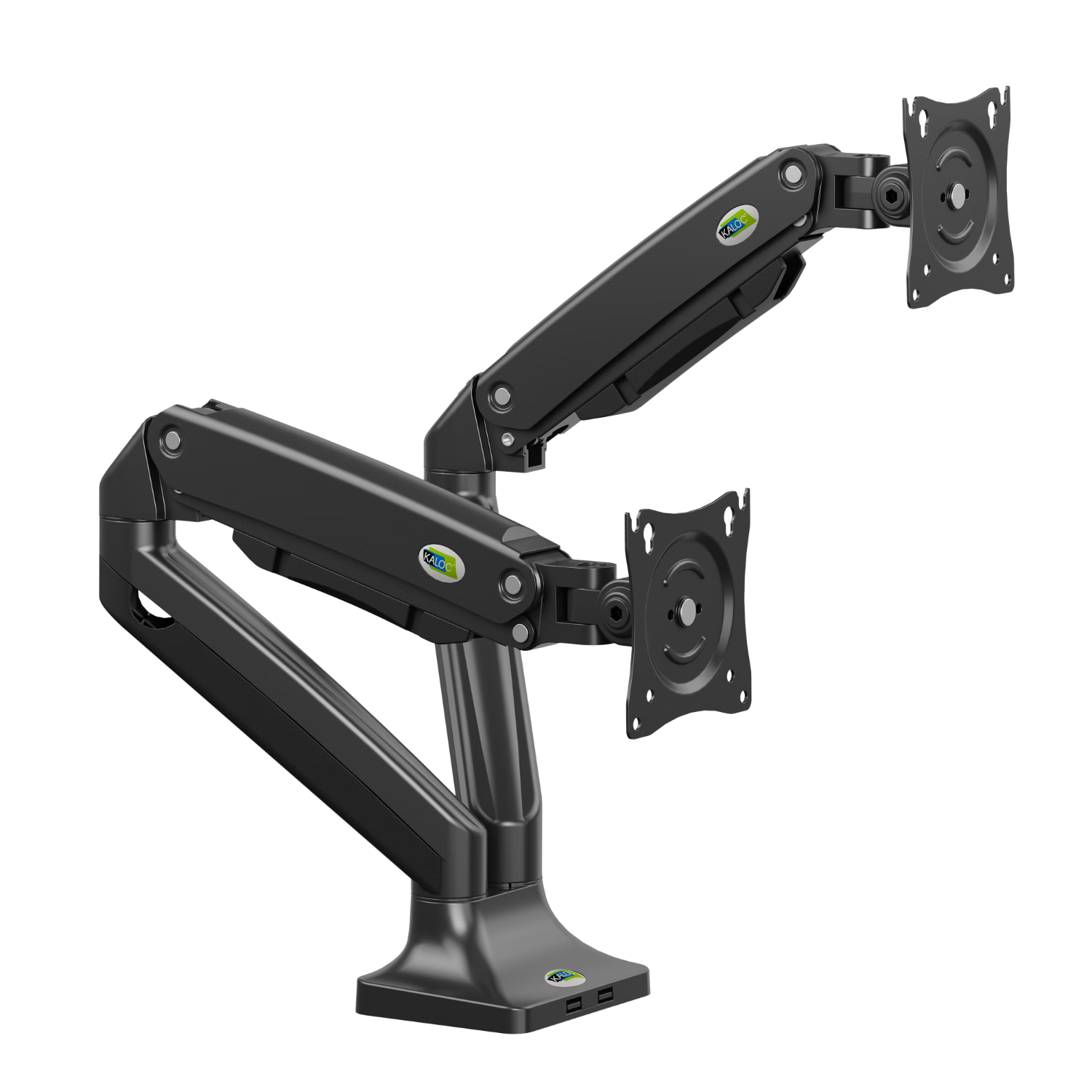 KALOC Monitor Stand, Dual Monitor Arm, Mechanical Arm Display Bracket, Computer Stand, Monitor Suspension Arm, Screen Support, Computer Desk Stand DS110-2