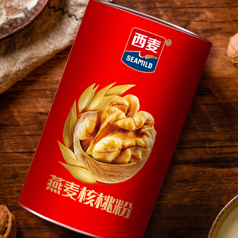 西麦燕麦片核桃粉礼盒1000g五谷代餐粉营养早餐送礼佳品