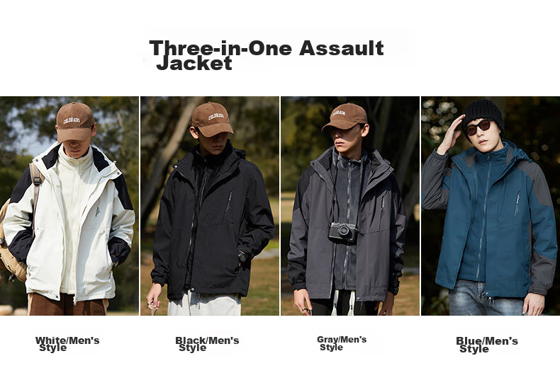 JEEP SPIRIT Windbreaker Jacket for Men And Women, Spring And Autumn Outerwear, Outdoor Windproof Coat, Warm Windbreaker 12
