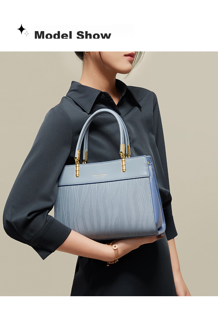 Cnoles Women's Handbag, Cowhide Leather Brand, Large Capacity Tote Bag, Crossbody Bag, Mother's Day Gift, Practical Present for Mom Or Wife 7