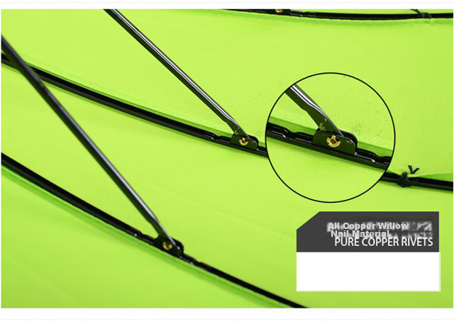 MAYDU Heavy Rain Umbrella, Long Handle, 24 Ribs, Automatic Opening Umbrella, Water-Resistant, Windproof Straight Handle Umbrella M7007, Matcha Gree 9