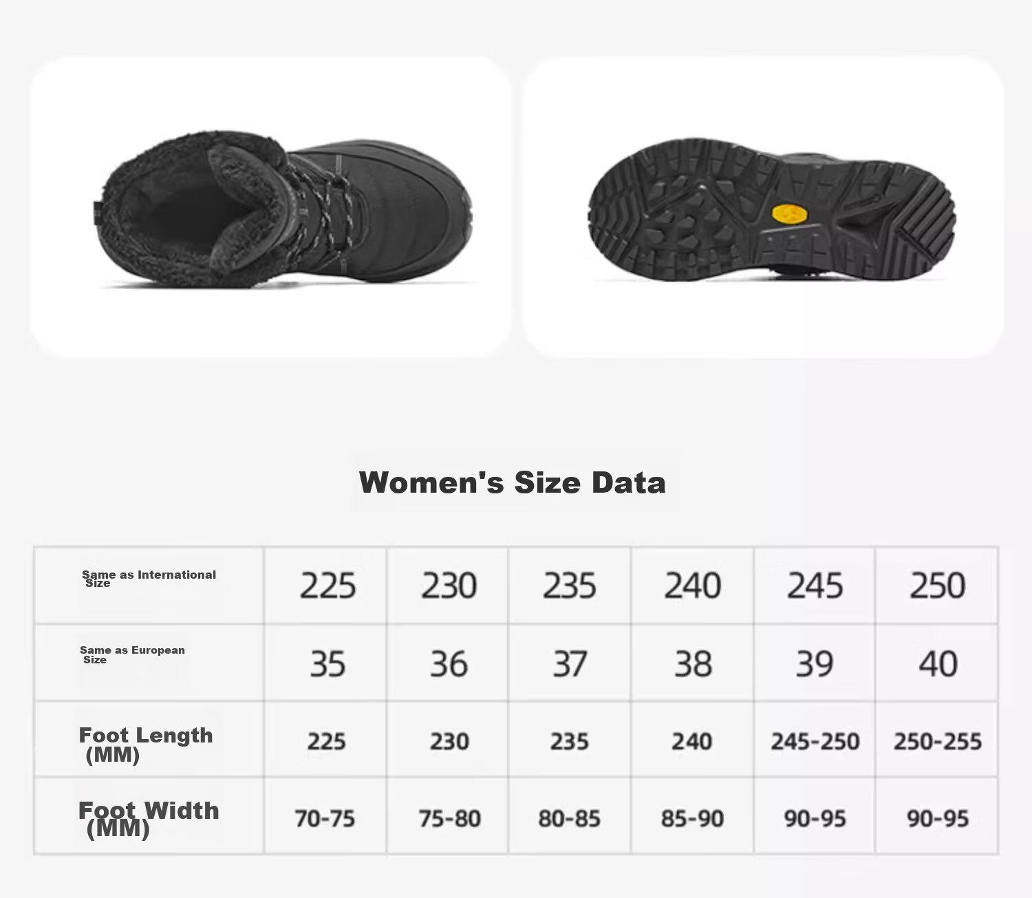CAMEL Winter Outdoor Snow Boots for Men And Women, Thick-Soled High-Top Hiking Boots with Insulation And Warm Fleece Lining 12