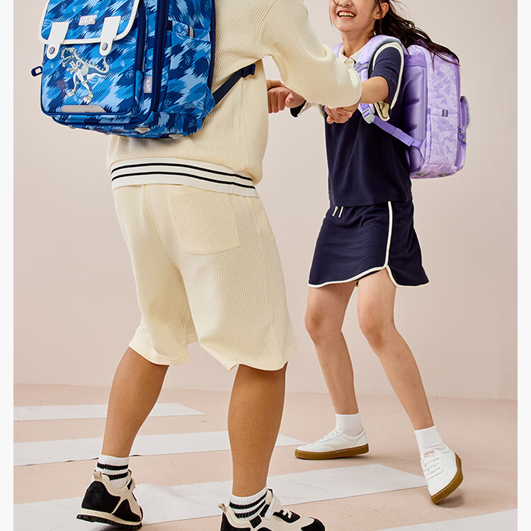 UEK Elementary School Backpack for Boys And Girls, Lightweight Spine-Protecting And Load-Reducing Children's Backpack with Large Capacity, Small Dinosaur Desig 26