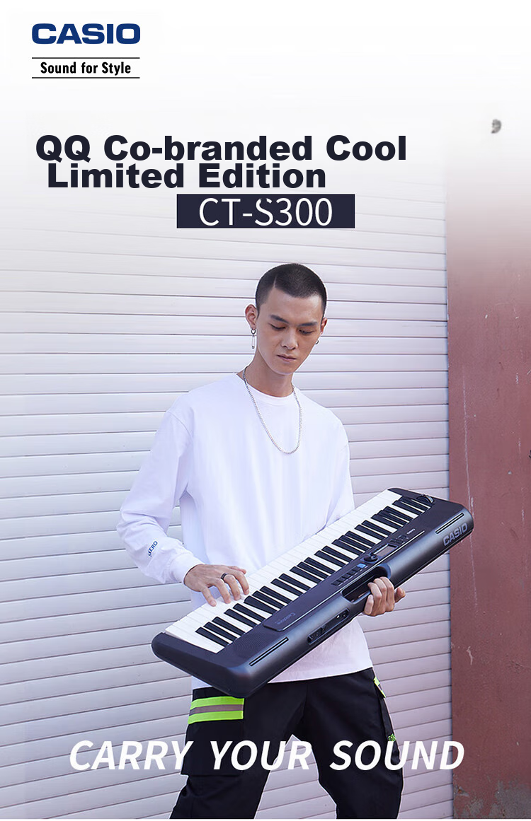 CASIO Electronic Keyboard CTS300, Portable And Stylish for Children And Adults, Entertainment And Learning, 61 Keys, Standalone Model 2