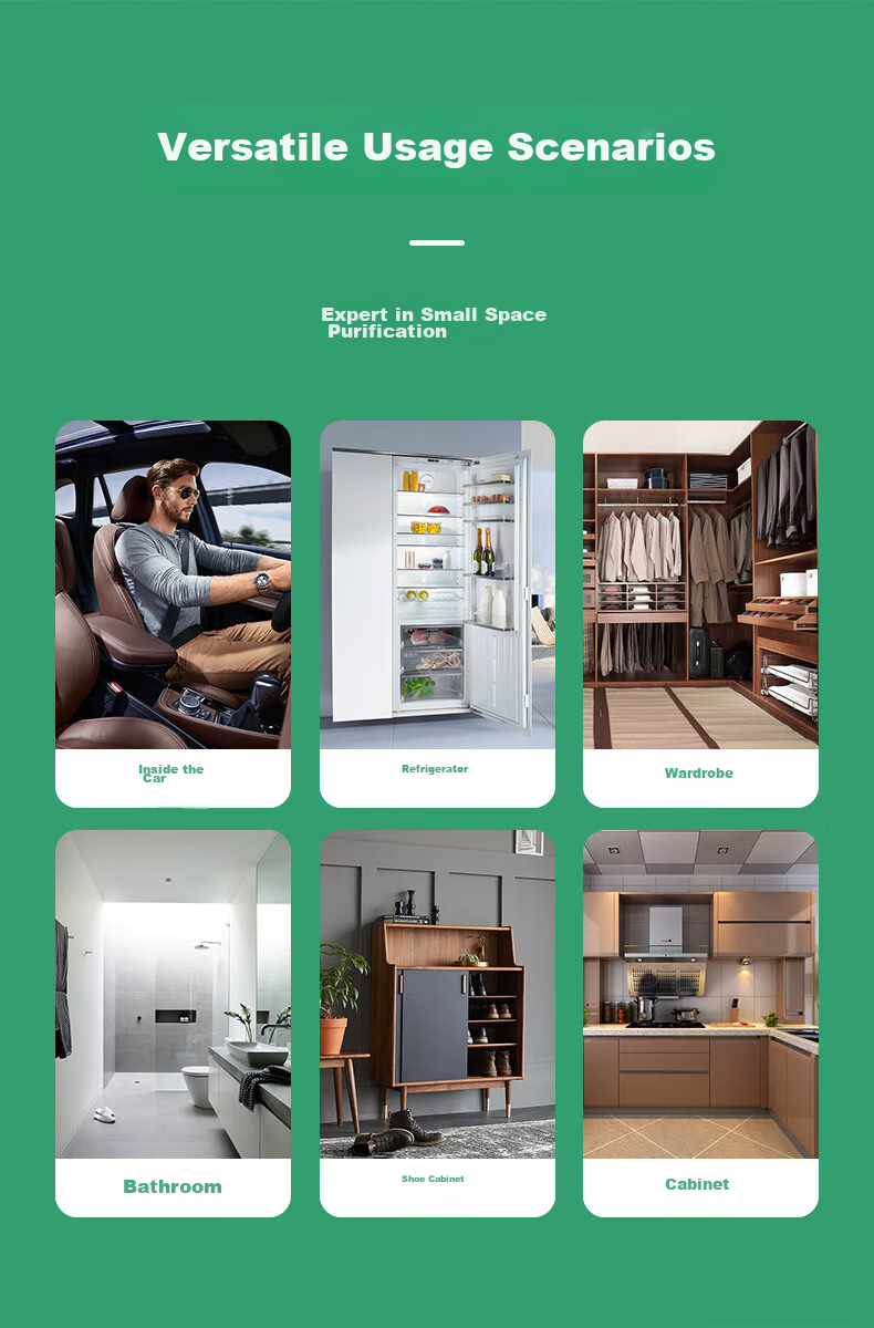 AODMA Car Air Purifier Electronic Sterilizer And Odor Eliminator for Home Use ST-807A Gree 14