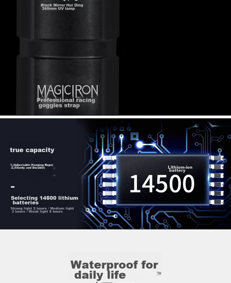 MOTIE UV Light for Alcohol And Tobacco Inspection, 365nm UV Flashlight for Vegetable Detection, Fluorescence Testing, Cat Ringworm, And Cat Urine Analysis 12