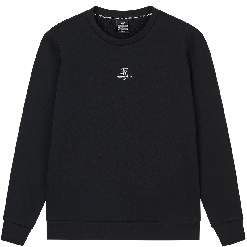 361° Women's Sweatshirt, Spring Fleece-Lined Jacket, Sports Casual Round Neck Long-Sleeve Pullover Top, 662344801D-6