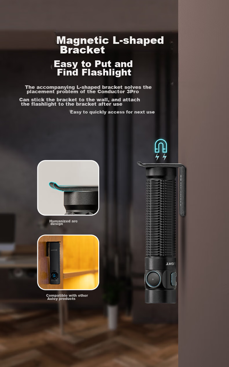 OLIGHT Baton 4 Pro Compact High-Intensity Flashlight Long Battery Life Portable Outdoor Emergency Light 7