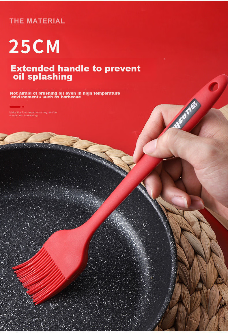 Bayco Silicone Spatula, Baking Tool Scraper, Cake Cream Butter Scraper, Oil Brush, Baby Food Tool, BC5418 4