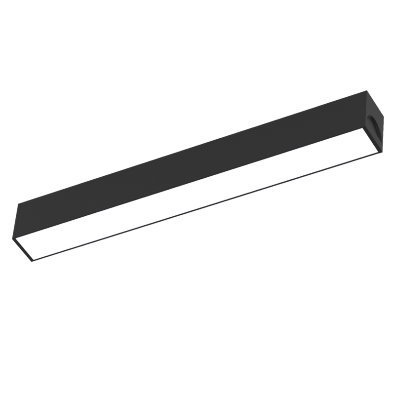 NVC Magnetic Track Light, Recessed LED Full Spectrum Living Room Light without Main Light, 30W Smart Dimming [General Light]